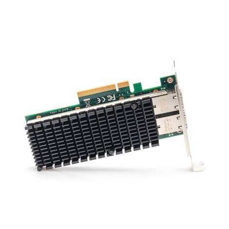 Digitus 10Gbps Dual Port Ethernet Server adapter PCIe X8, Intel X540 BT2 - 4